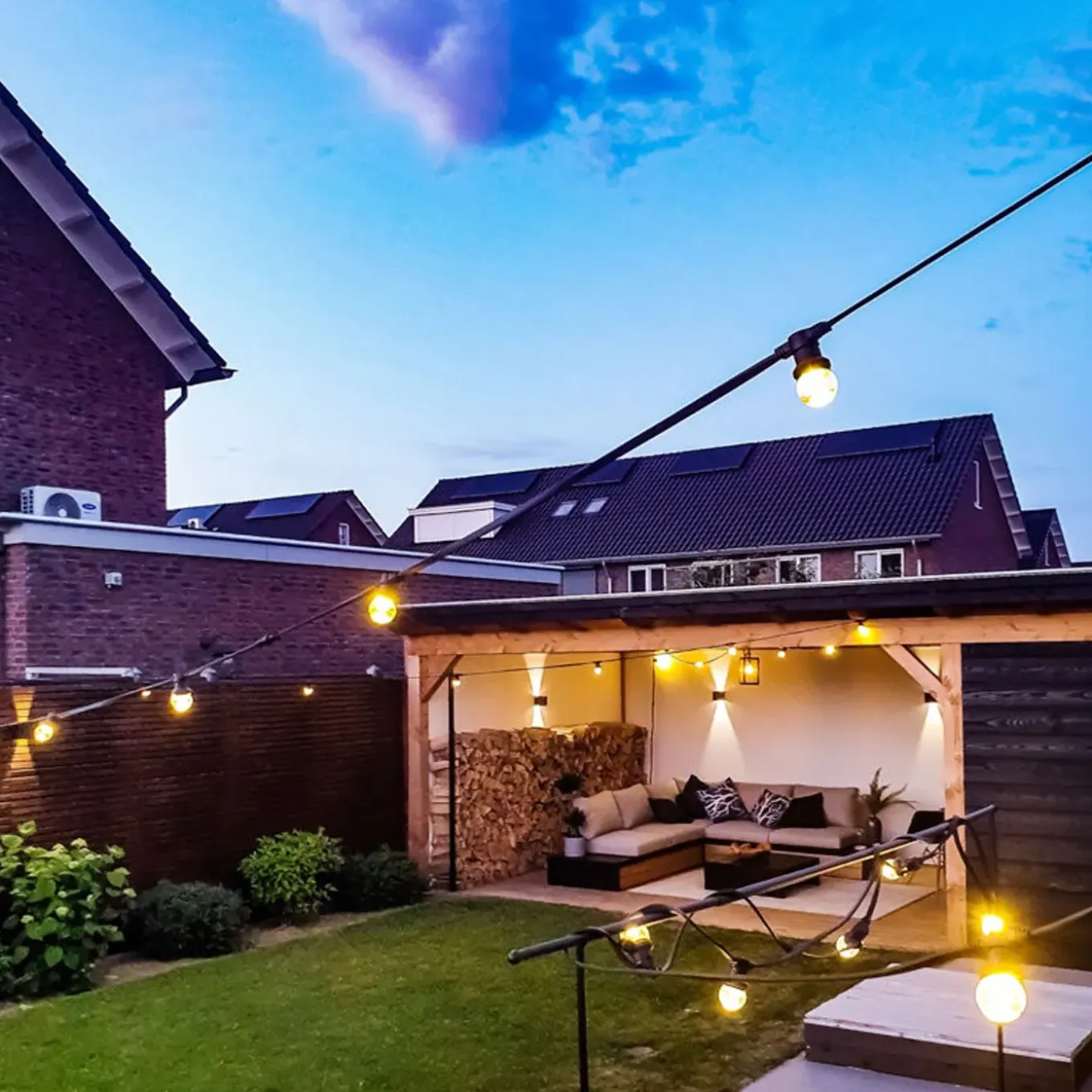 Olucia - 30m Sfeerlicht - 60 Lampenhouders