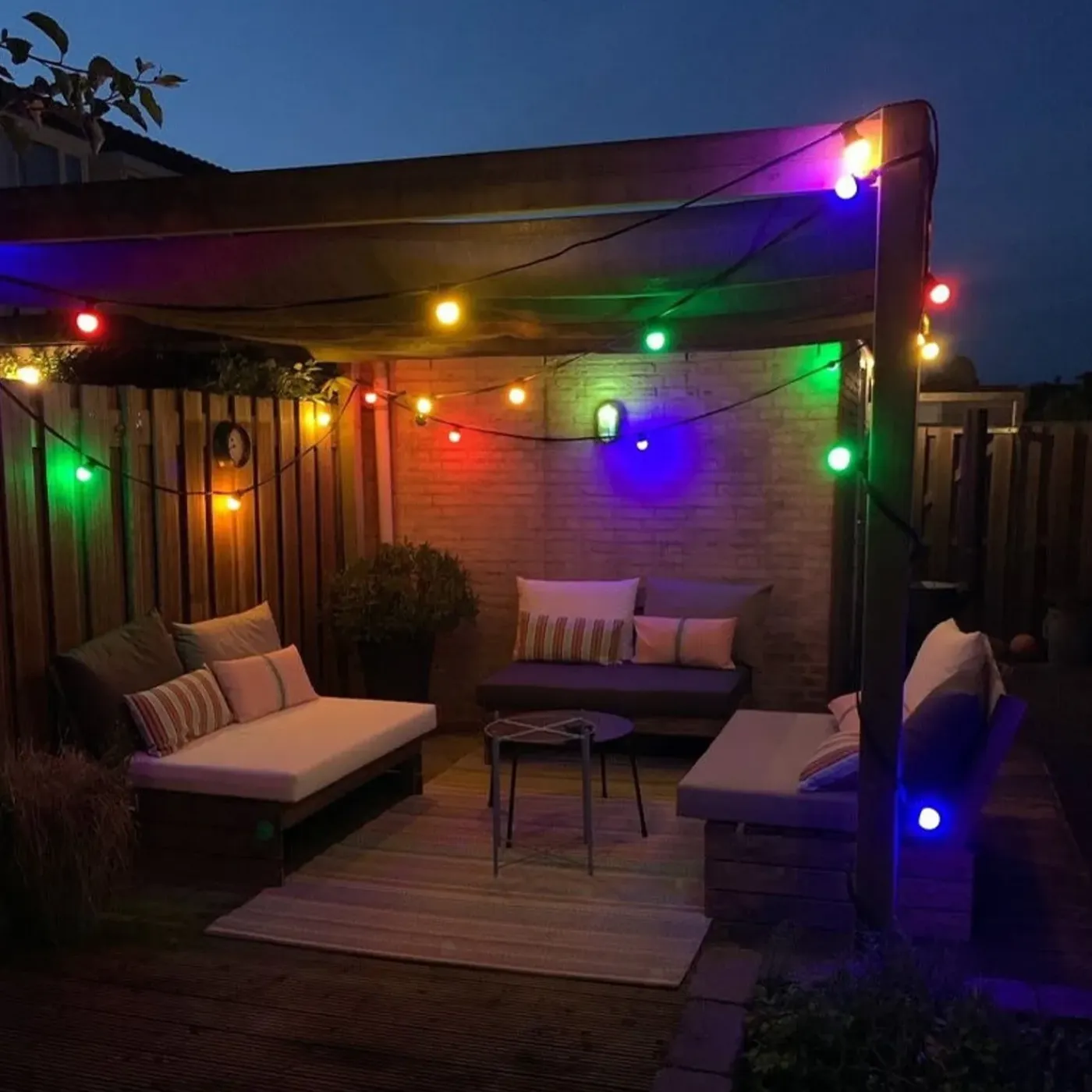 Olucia - 40m Sfeerlichtsnoer - 80 Gekleurde Lampjes