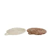 Onderzetter bruin riet 30 x 30 x 2 cm
