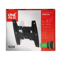 One For All Tv Beugel - Solid Tilt 15° - 19-43 Inch - 50kg - Wm4221