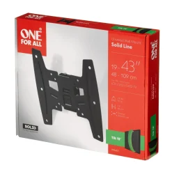 One For All Tv Beugel - Solid Tilt 15° - 19-43 Inch - 50kg - Wm4221