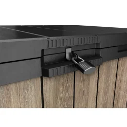 Keter Opbergbox Store It Out Ashwood - Kunststof - Bruin - 82x141x120cm - 1150L