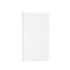 Aurlane Opvouwbare Badwand 80x140cm - Wit Profiel - Gegolfd Gehard Glas 5mm – WAVE WHITE