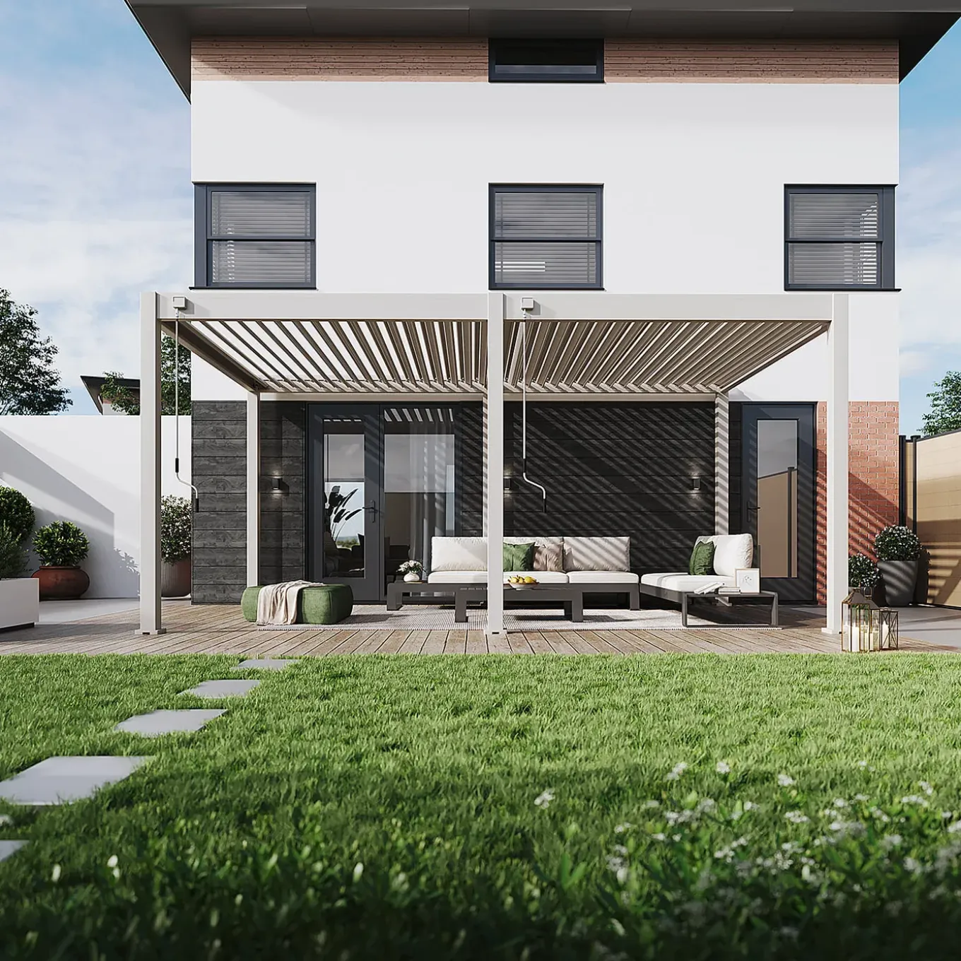 Orion Comfort Overkapping - 300x530 Cm - Kiezelgrijs