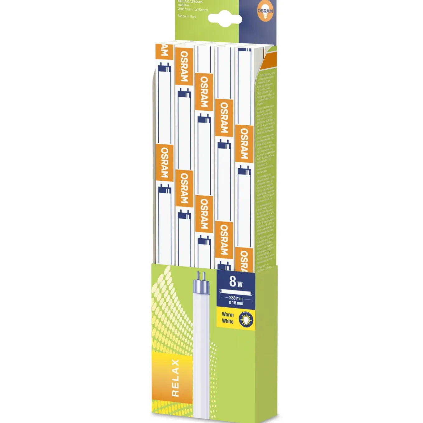Osram fluorescentiebuis Lumilux T5 warm wit G5 8W