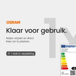 Osram Halogeen Insteeklamp G4 - 10w 130lm 2800k 12v - Warm Wit Licht - Dimbaar - 1 Stuk