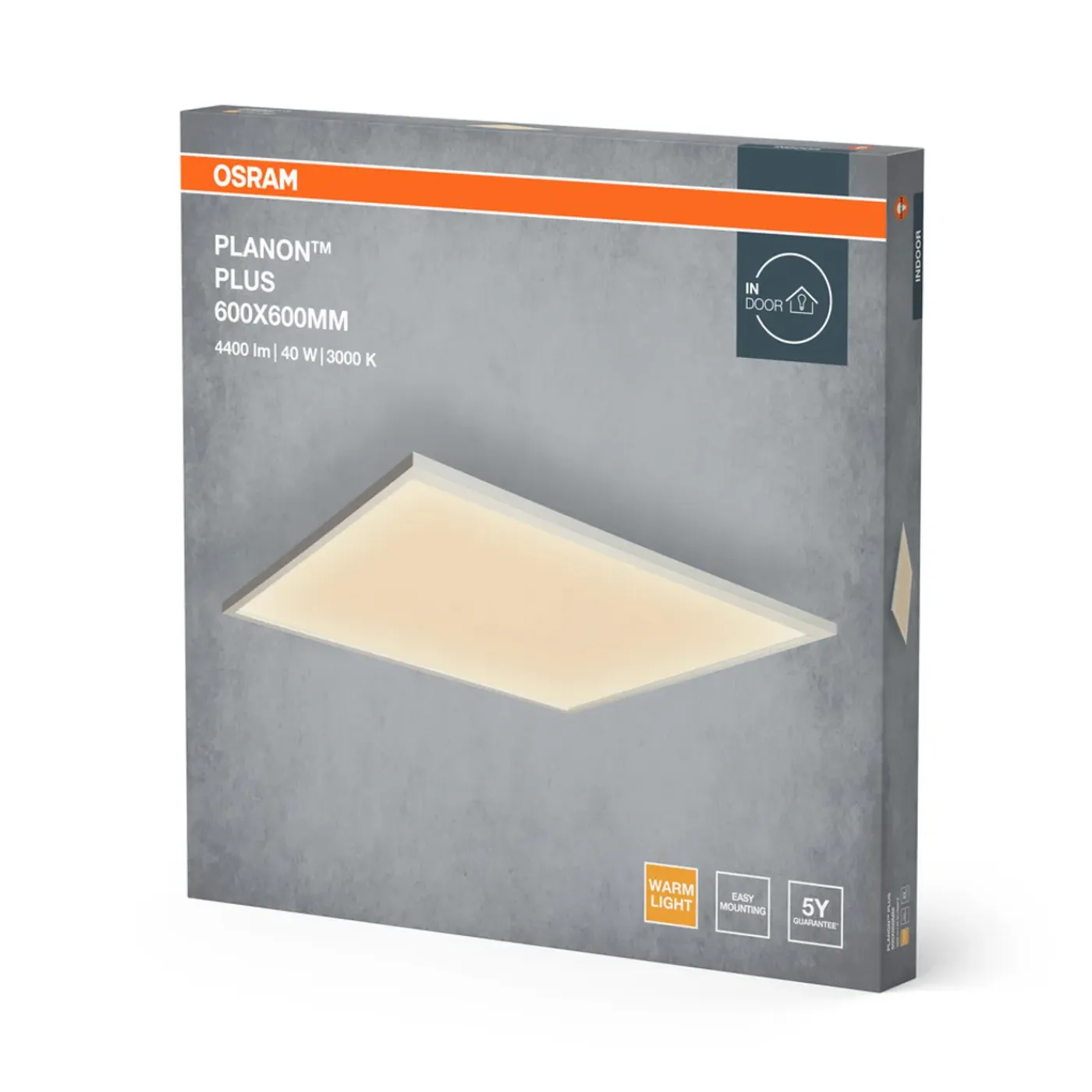 Osram Plafondlamp Planon Plus - Wit - 60x60cm - Warm Wit - 36W