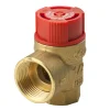 Ottone 1/2" x 3/4" drukverlagende klep vrouwtje 6 BAR