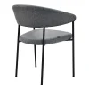 Oviala Adele Set Van 2 Fauteuils Van Multiplex En Roestkleurige Stof