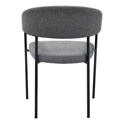 Oviala Adele Set Van 2 Fauteuils Van Multiplex En Roestkleurige Stof