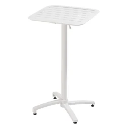 Oviala Almada 60x60 Cm Hoge Witte Aluminium Kanteltafel