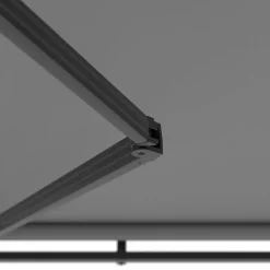 Oviala Ouessant Elektrische Zonnescherm Van 4x3m In Antraciet Aluminium