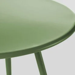 Oviala Palavas Set Van 2 Ronde Salontafels Van Groen Cactus Staal