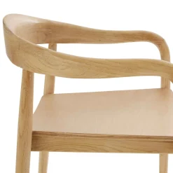 Oviala Set Van 2 Stoelen In Scandinavische Stijl In Natuurlijk Iepenhout Ela Eiken