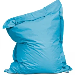 Oviala Solys Polyester Tuinpoef Azuurblauw 180 X 145 Cm