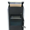 Pakketbrievenbus Toirno Big - Natuursteen en Staal - Zwart - 44x108x23cm