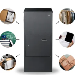 PakketPanda® - Pakketbrievenbus - Brievenbus - Pakketbox - XXL - Grote Pakketten - 5* Cilinderslot