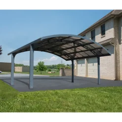 Canopia Palram | Carport Arizona Breeze 5000 - Dubbel - Antraciet - 578x495x273,5cm
