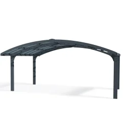 Canopia Palram | Carport Arizona Breeze 5000 - Dubbel - Antraciet - 578x495x273,5cm