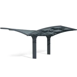 Canopia Palram | Carport Arizona Breeze 5000 - Dubbel - Antraciet - 578x495x273,5cm