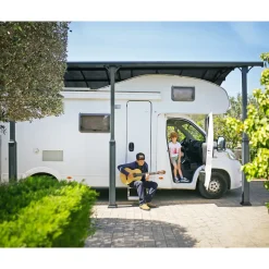 Canopia Palram | - Carport Camper Alpine - Grijs - 1290x359x307cm