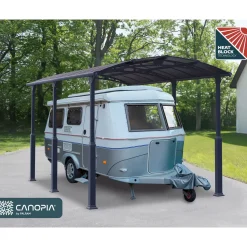 Canopia Palram | - Carport Camper Alpine - Grijs - 507x360x307cm