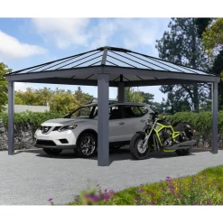 Palram | Canopia - carport Colorado Dubbel - grijs - 420x358x207,5cm