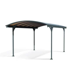 Palram | Canopia - Carport Vitoria - Enkel - Donkergrijs/brons 5,01x2,91m