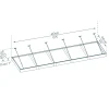 Canopia Palram | - Deur en Veranda Luifel Sophia XL - Helder 472x140x67cm
