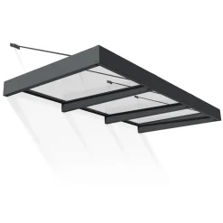 Canopia Palram | - Deur en Veranda Luifel Sophia XL - Helder 286x140x67cm