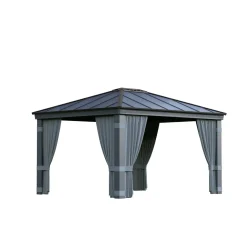 Palram-Canopia gordijnset voor tuinpaviljoen Dallas 4300 (4st) 430x360cm