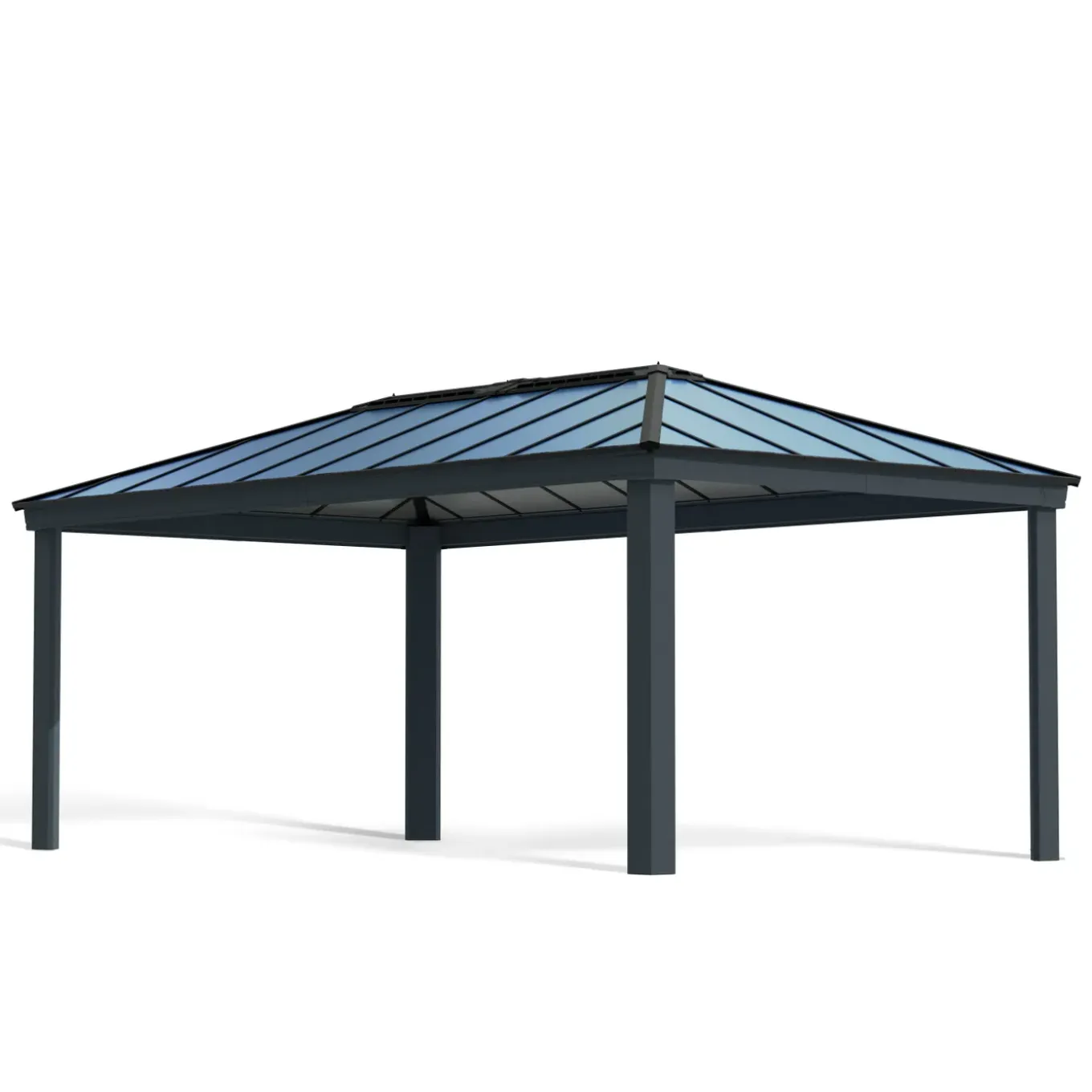 Palram | Canopia - Paviljoen Dallas - Donkergrijs - 611,5x363,5cm