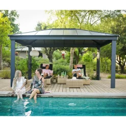 Palram | Canopia - Paviljoen Dallas - Donkergrijs - 487x363cm