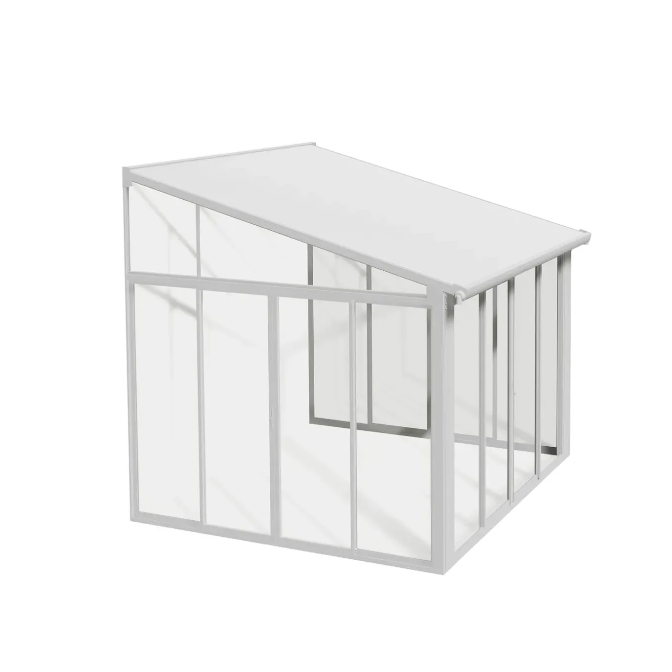 Palram - Canopia Serre, Veranda en Solarium SanRemo - Helder - Wit -314x300cm