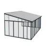 Palram - Canopia Serre, Veranda en Solarium SanRemo - Helder - Donkergrijs - 435x380cm