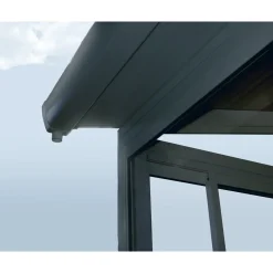 Palram - Canopia Serre, Veranda en Solarium SanRemo - Helder - Donkergrijs - 435x380cm