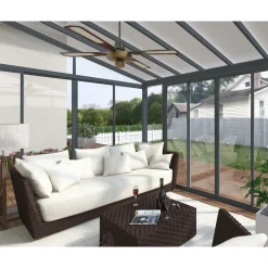 Palram - Canopia Serre, Veranda en Solarium SanRemo - Helder - Donkergrijs - 556x294cm