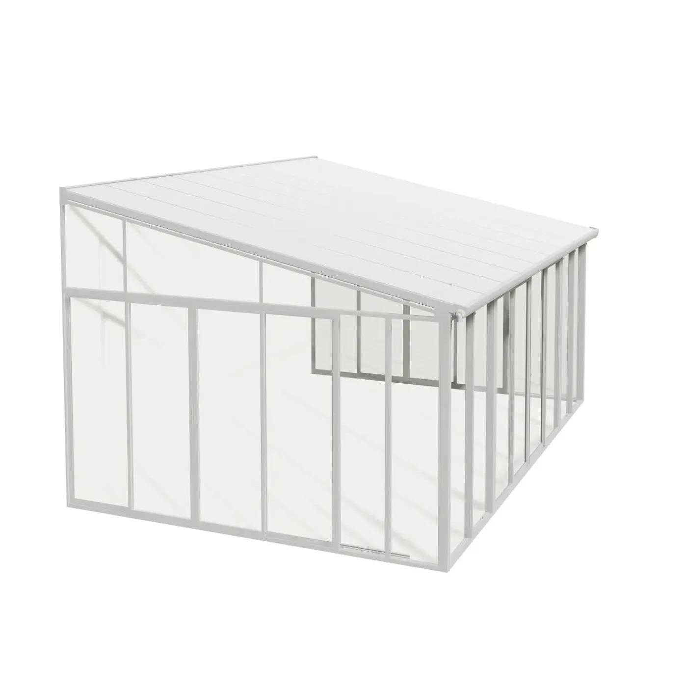 Canopia Palram - Serre, Veranda en Solarium SanRemo - Helder - Wit - 435x380cm