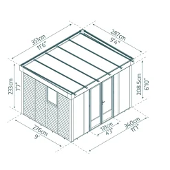Canopia Palram | - Tuin Atelier Copenhagen - 3,6x3m