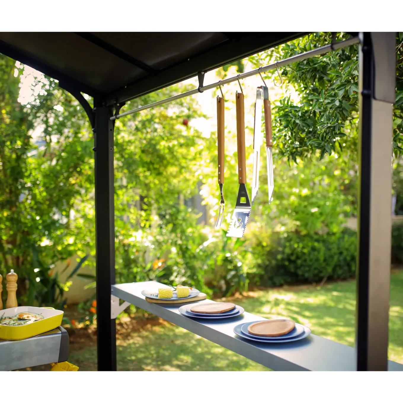 Palram | Canopia - Tuinpaviljoen Austin - Antraciet - 2x2.5m