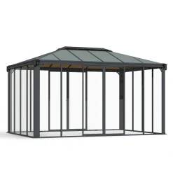 Canopia Palram | - Tuinpaviljoen Ledro - Donkergrijs/Brons - 430x296cm