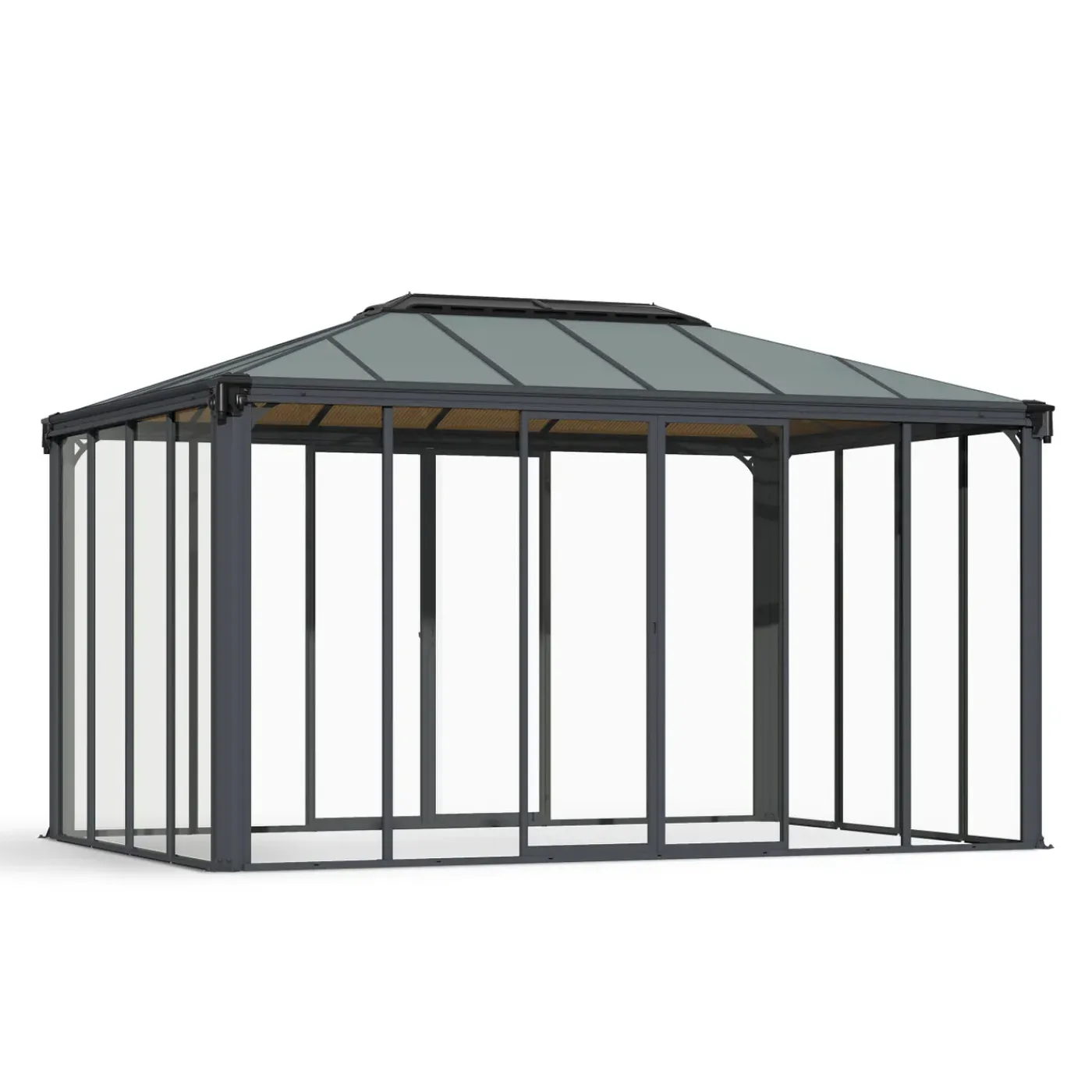 Canopia Palram | - Tuinpaviljoen Ledro - Donkergrijs/Brons - 430x296cm