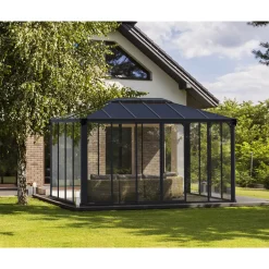 Canopia Palram | - Tuinpaviljoen Ledro - Donkergrijs/Brons - 430x296cm