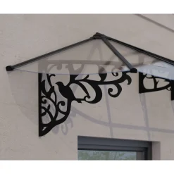 Canopia Palram | - veranda- en deurluifel Bordeaux - Mistig Wit - 892X139cm