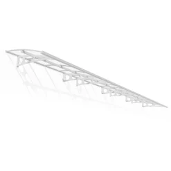 Canopia Palram | - veranda- en deurluifel Bordeaux - Helder Wit - 892X139cm