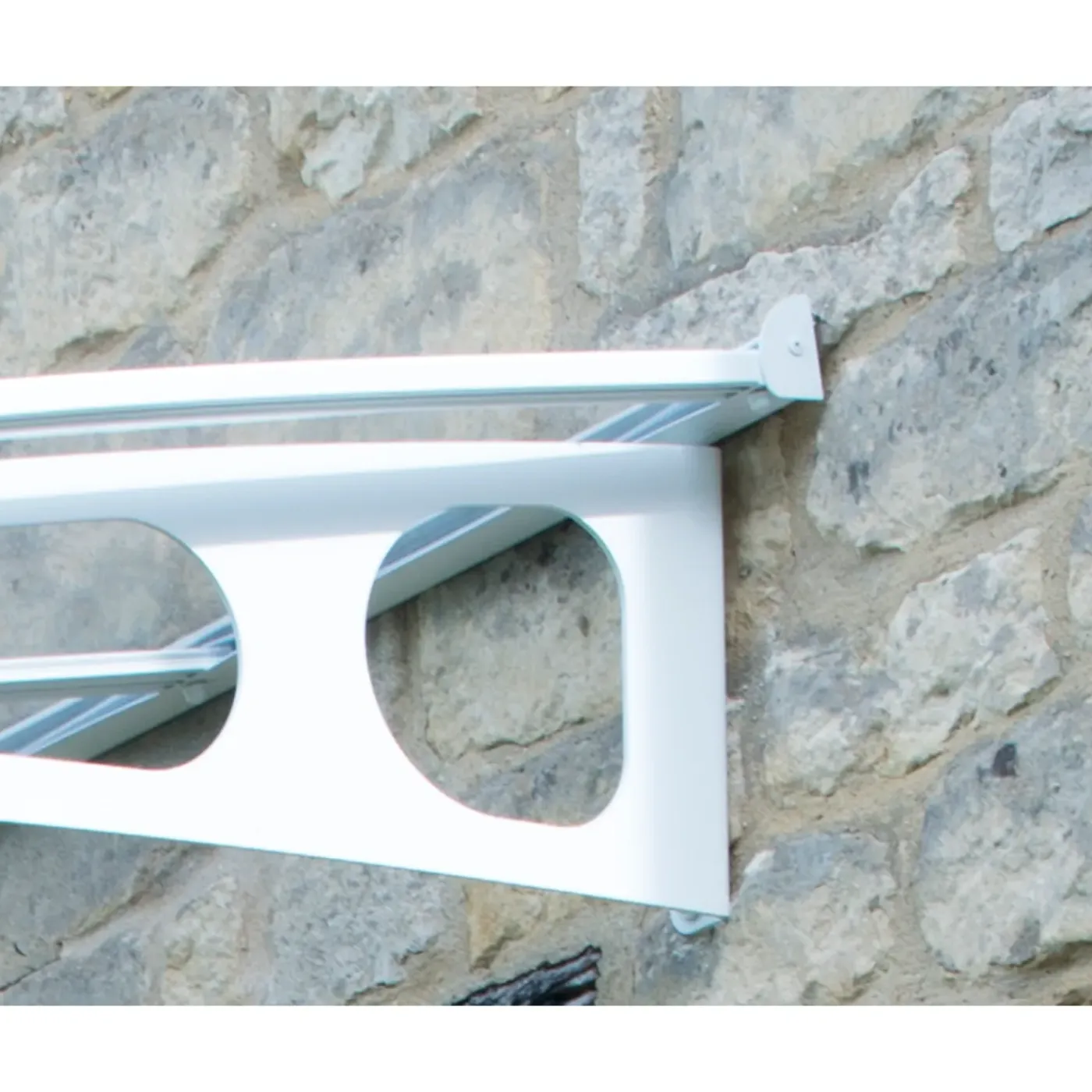 Canopia Palram | - veranda- en deurluifel Bordeaux - Helder Wit - 892X139cm