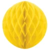 Overig Papieren Kerstballen - Geel - 10 Cm - Versiering