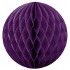 Papieren Kerstballen - Paars - 10 Cm - Versiering