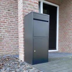 ParcelXL ® - Pakketbrievenbus - Pakketbox - Vrijstaand - Brievenbus Hangend - Antraciet - XXL - Post