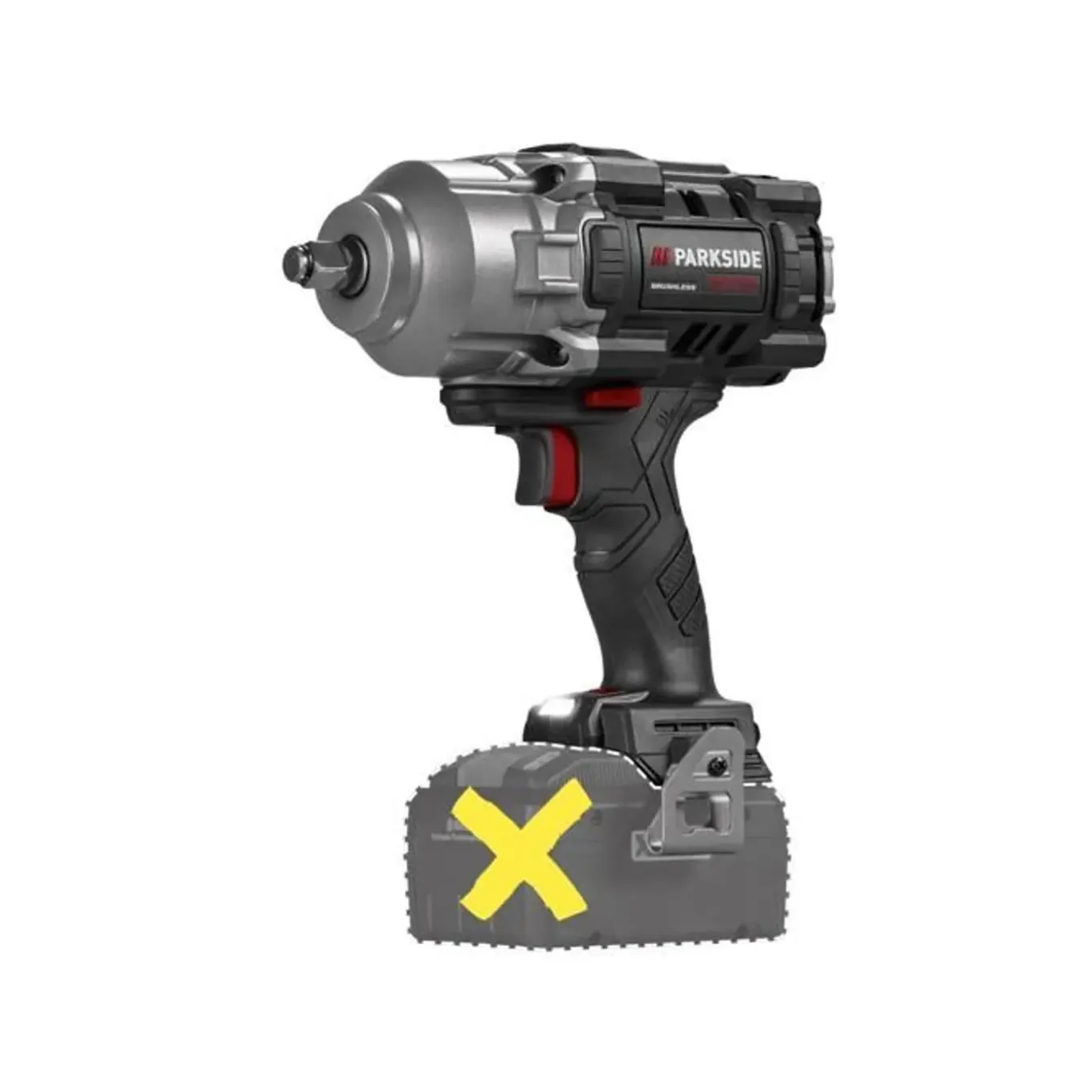 Parkside - Draadloze Slagmoersleutel - Krachtig En Compact, 20v